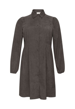 Kaffe Curve HERMIONE - Blusenkleid - major brown