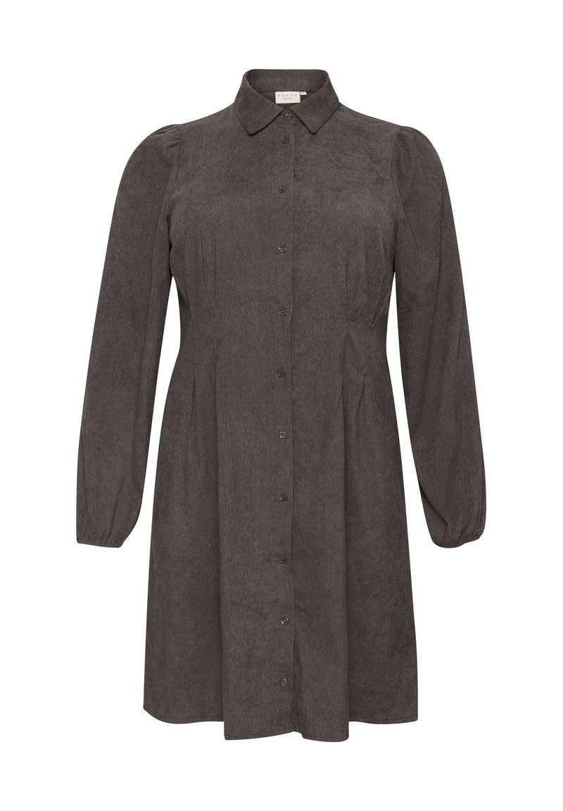 Kaffe Curve Blousejurk bruin Kaffe Curve Blousejurk bruin