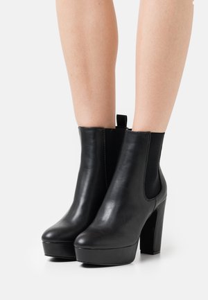 Anna Field High heeled ankle boots - black