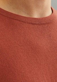 Jack & Jones JJEEMIL CREW NECK - Jersey de punto - cinnabar