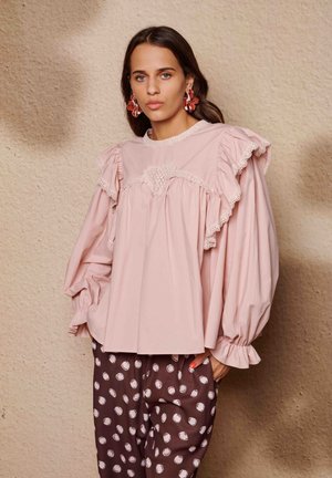 SOL SEEKER RUFFLE - Blūze - peach