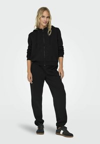 ONLY Felpa con zip - black