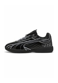 GLOSSY SNEAKERS - Zapatillas - black
