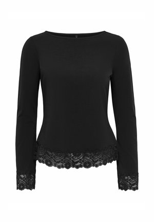 ONLY, TOP ONLLIVE TOP - T-shirt à manches longues - black