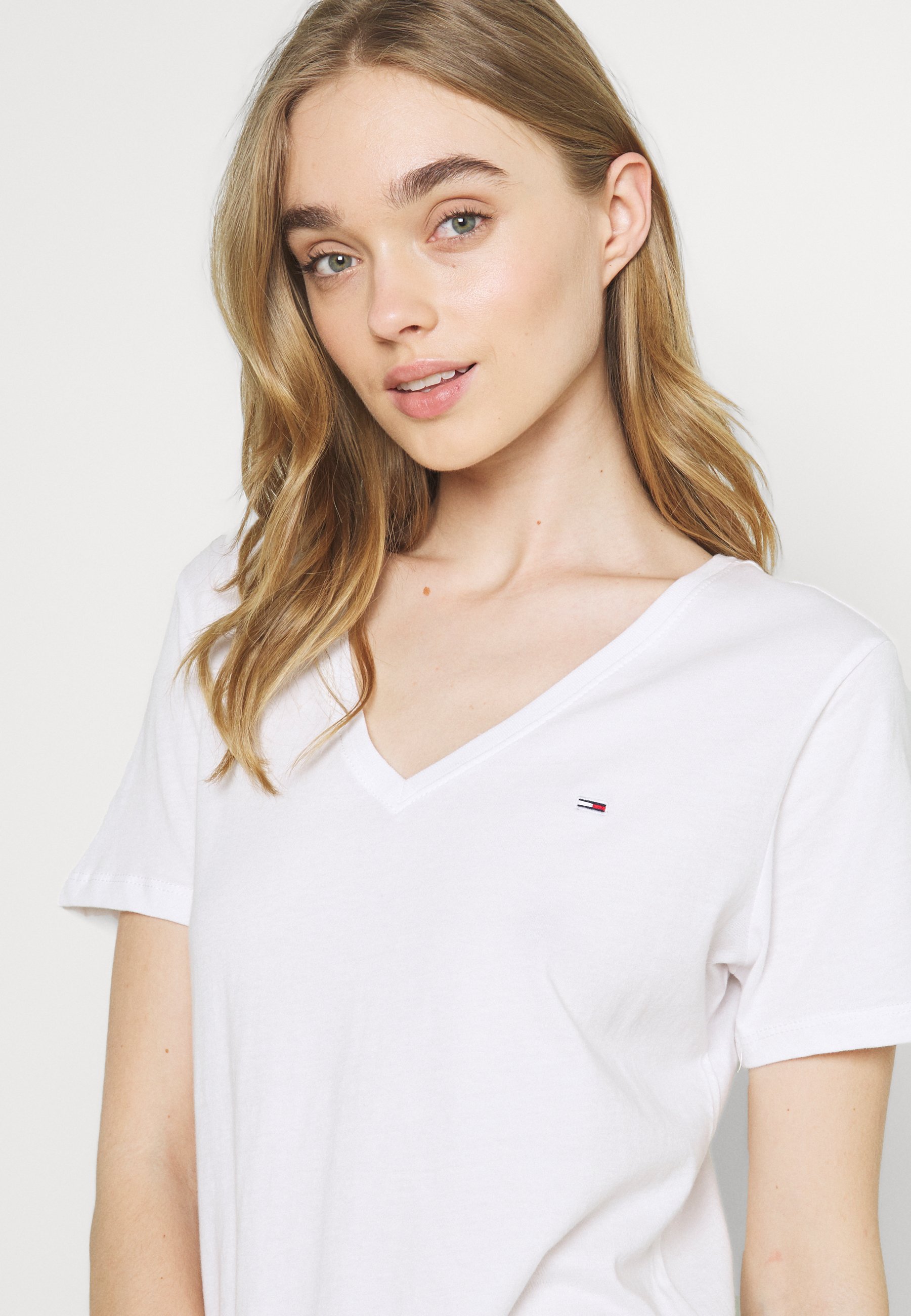 soft v neck tee