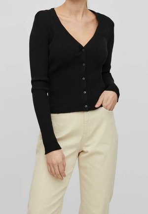 VILA Chaqueta de punto - black