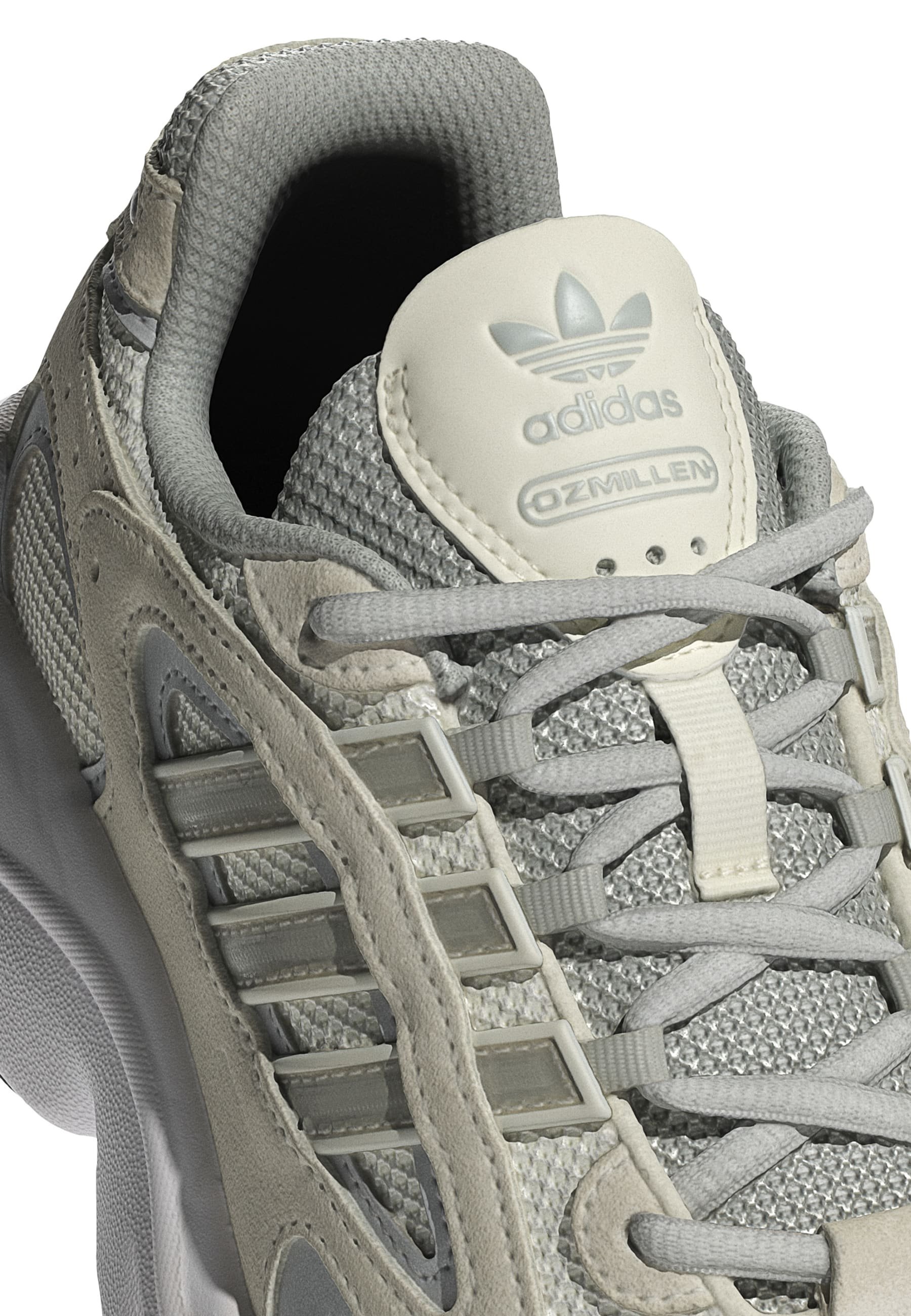 adidas Originals OZMILLEN - Sneakers low - ivory silver core black
