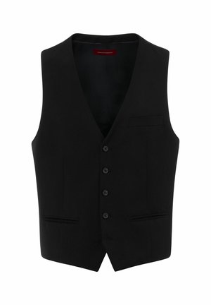 TAILLIERT GESCHNITTEN - Suit waistcoat - schwarz