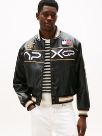 Tommy Hilfiger F1 MOVIE RACING VARSITY JACKET - Giacca in similpelle - black