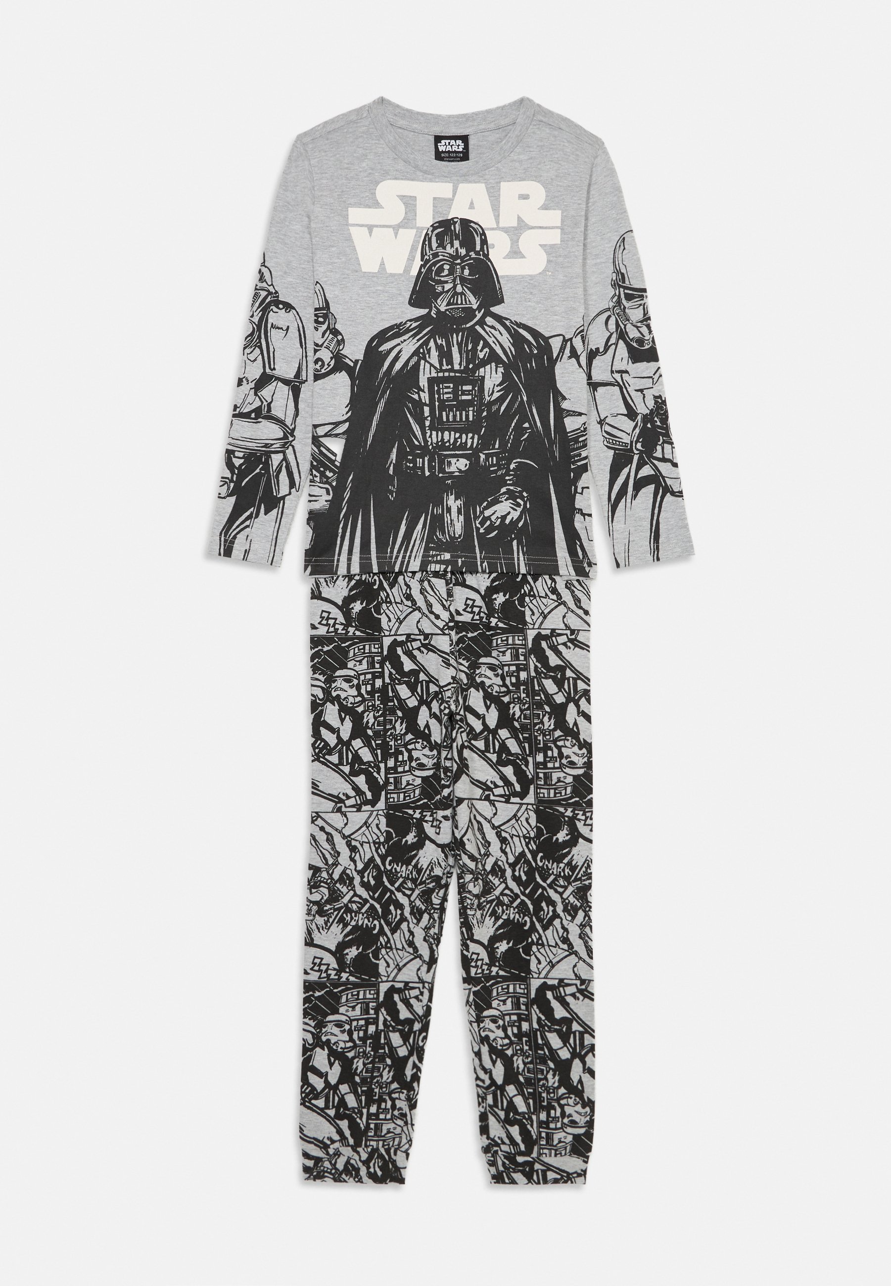 Pigiama Bambino STAR WARS Mandalorian | 2 Pezzi 100% Cotone | Grigio Taglia 4 Anni - 5