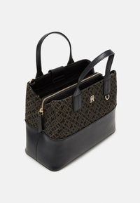 Tommy Hilfiger JACQUARD SATCHEL - Kabelka - black
