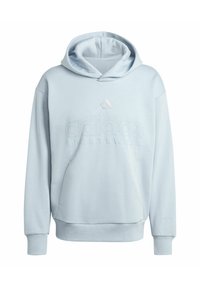 adidas Sportswear MIT LOGO - Felpa con cappuccio - rauchblau