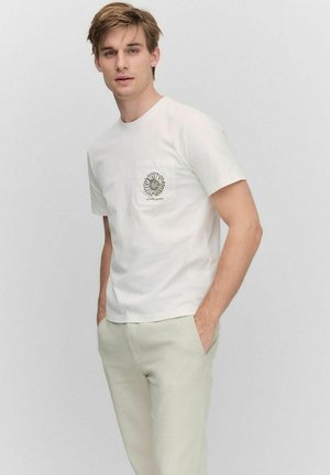 SAMMY PRINTED - Print T-shirt - white