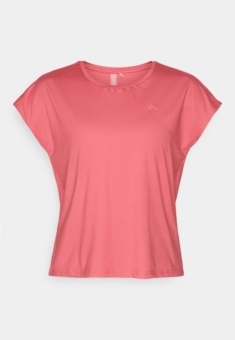 Only Play Sport T-shirt donkerroze