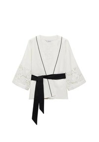 Mango NIEVE-A - Bluza - white