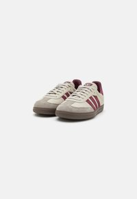 adidas Originals SAMBA OG - Sportbačiai - putty grey/maroon/gold metallic