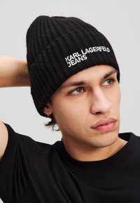 Karl Lagerfeld Jeans LOGO - Beanie - black