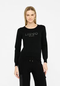 LIU JO BETTER WITH LOGO - Trui - black