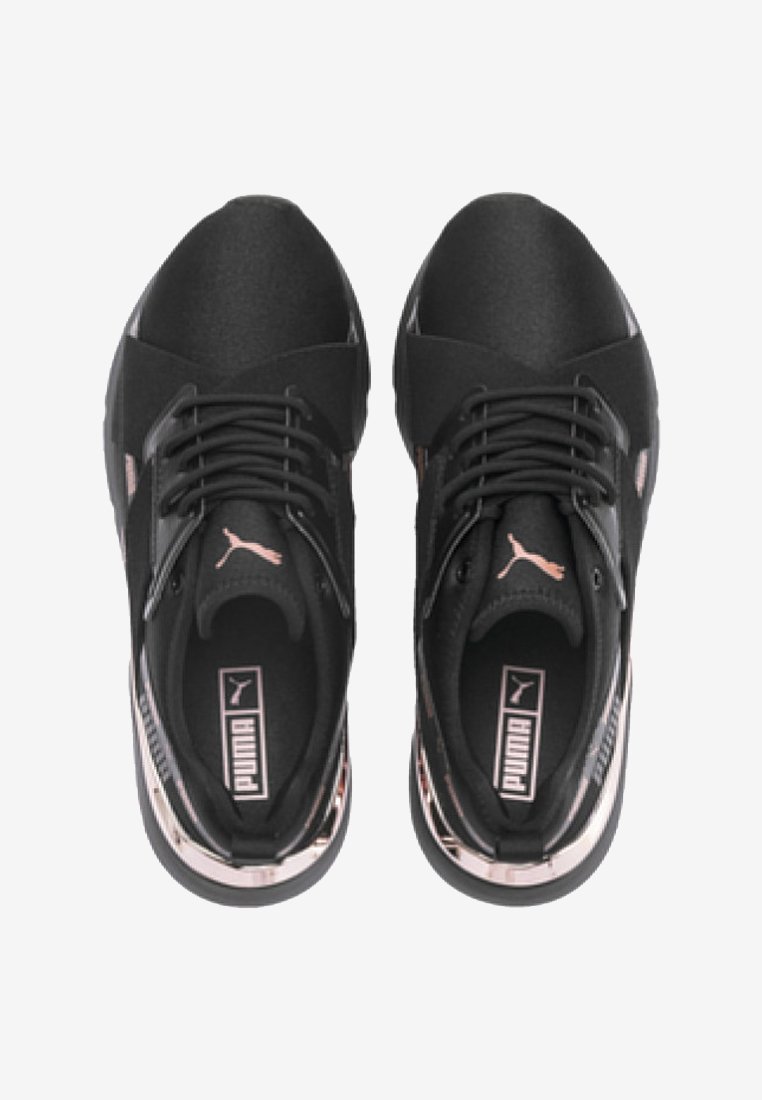 black rose gold puma shoes