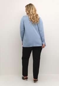 Kaffe Curve FARSIA - Chaqueta de punto - faded denim