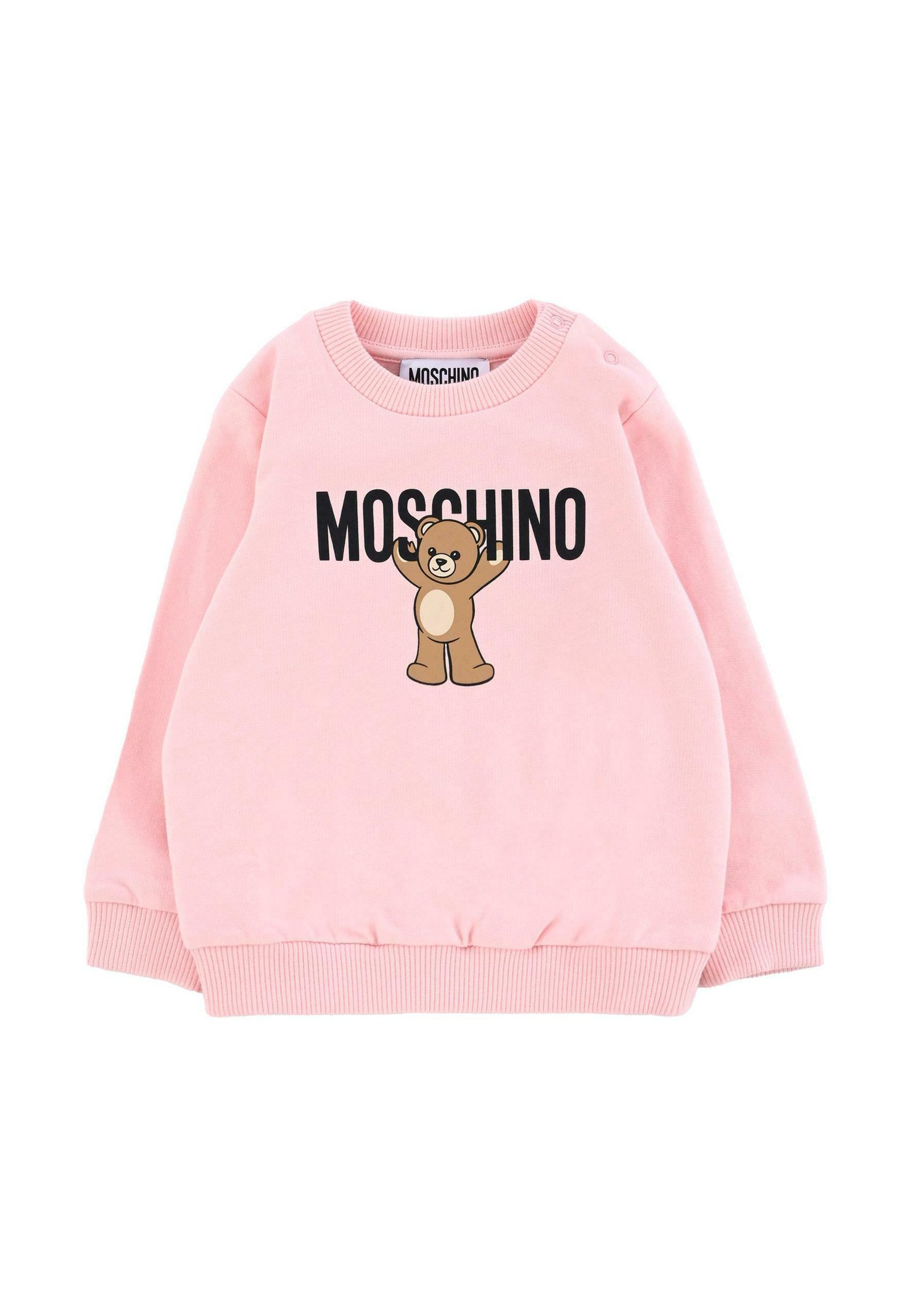 Felpa Donna Maglia Con Orso Moschino MOSCHINO GIROCOLLO Felpa Pink