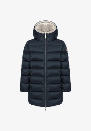 REVERSIBLE HOODED MID-LENGTH - Abrigo de plumas - dark blue