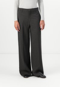 Copenhagen Muse TAILOR PANTS - Pantalon classique - black/red pear