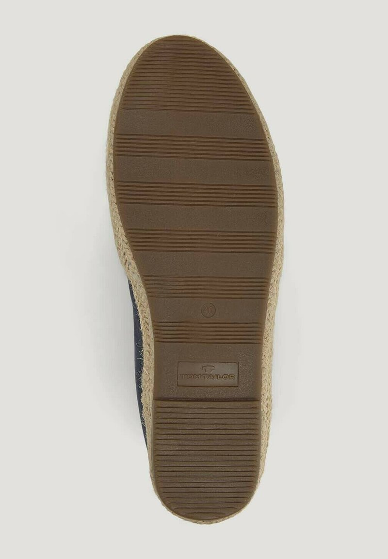 Damen Halbschuhe | TOM TAILOR MIT STREIFEN Espadrille navy/dunkelblau - PG07893 Damen Halbschuhe | TOM TAILOR MIT STREIFEN Espadrille navy/dunkelblau - PG07893