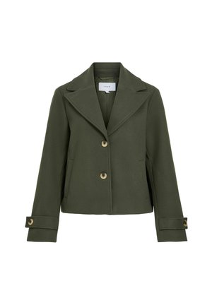 VILA, VISOLO L/S SHORT JACKET/TES/2 - Veste légère - forest night