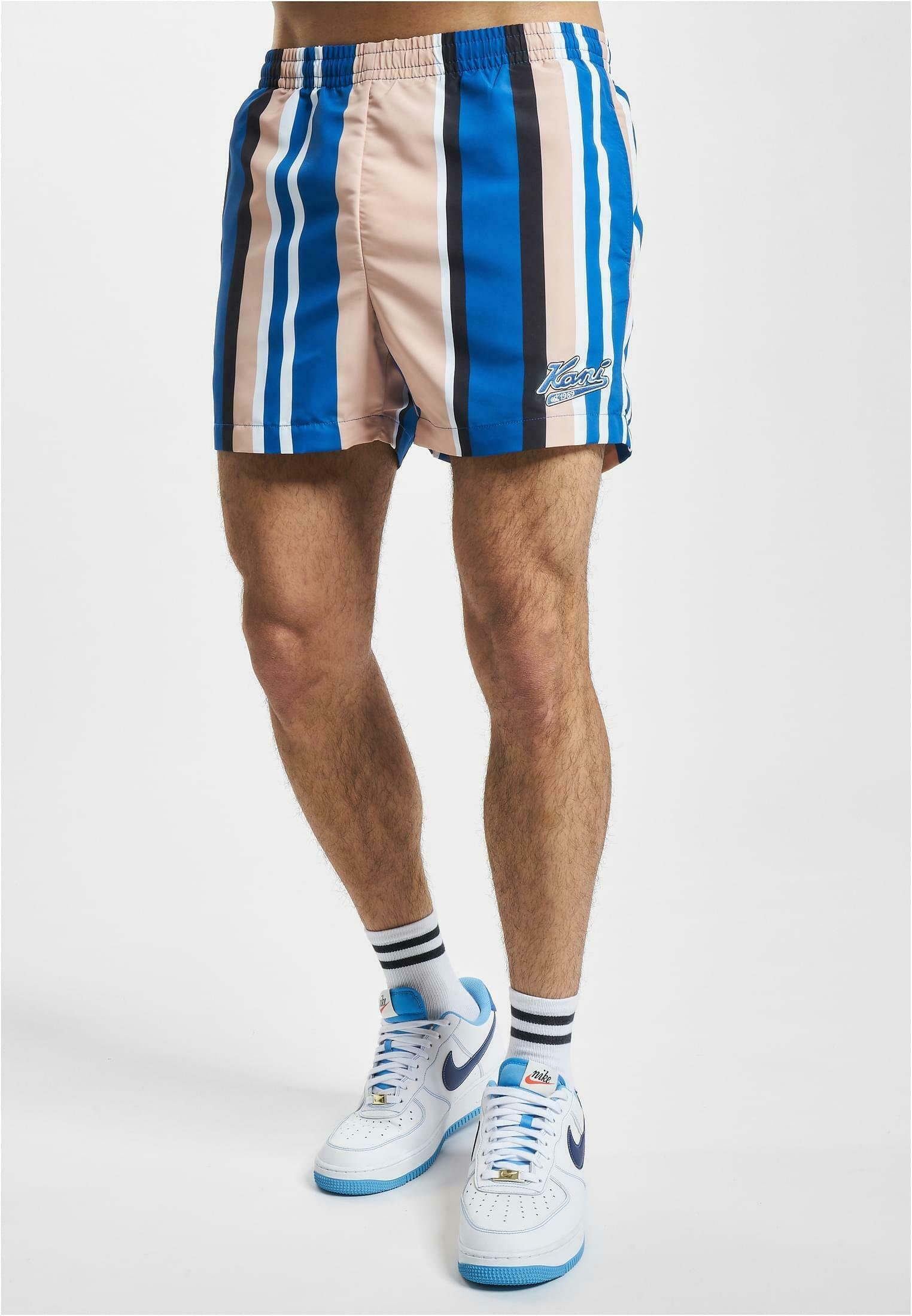 Karl Kani Shorts blue sand white/blu Zalando