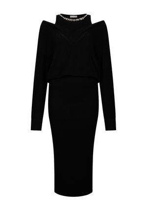 LIU JO Abito in maglia - black