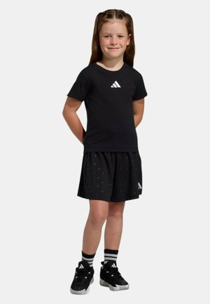 adidas Sportswear, SEASONALS GLAM SHORT SET - Shorts - black