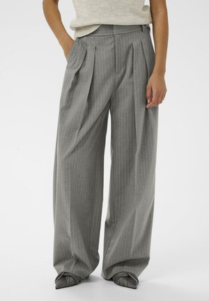 HOSANNA PLEATED  - Pantaloni - new light grey melange