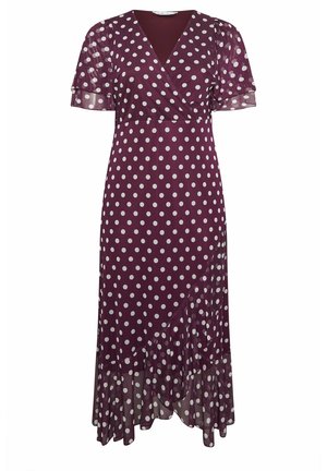 Yours Clothing, WRAP MAXI DRESS - Maxikjoler - purple