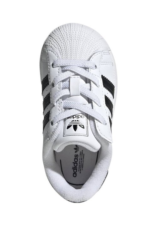 adidas Originals SUPERSTAR CRIB UNISEX - Krabbelschuh - white/core  black/wei - Zalando