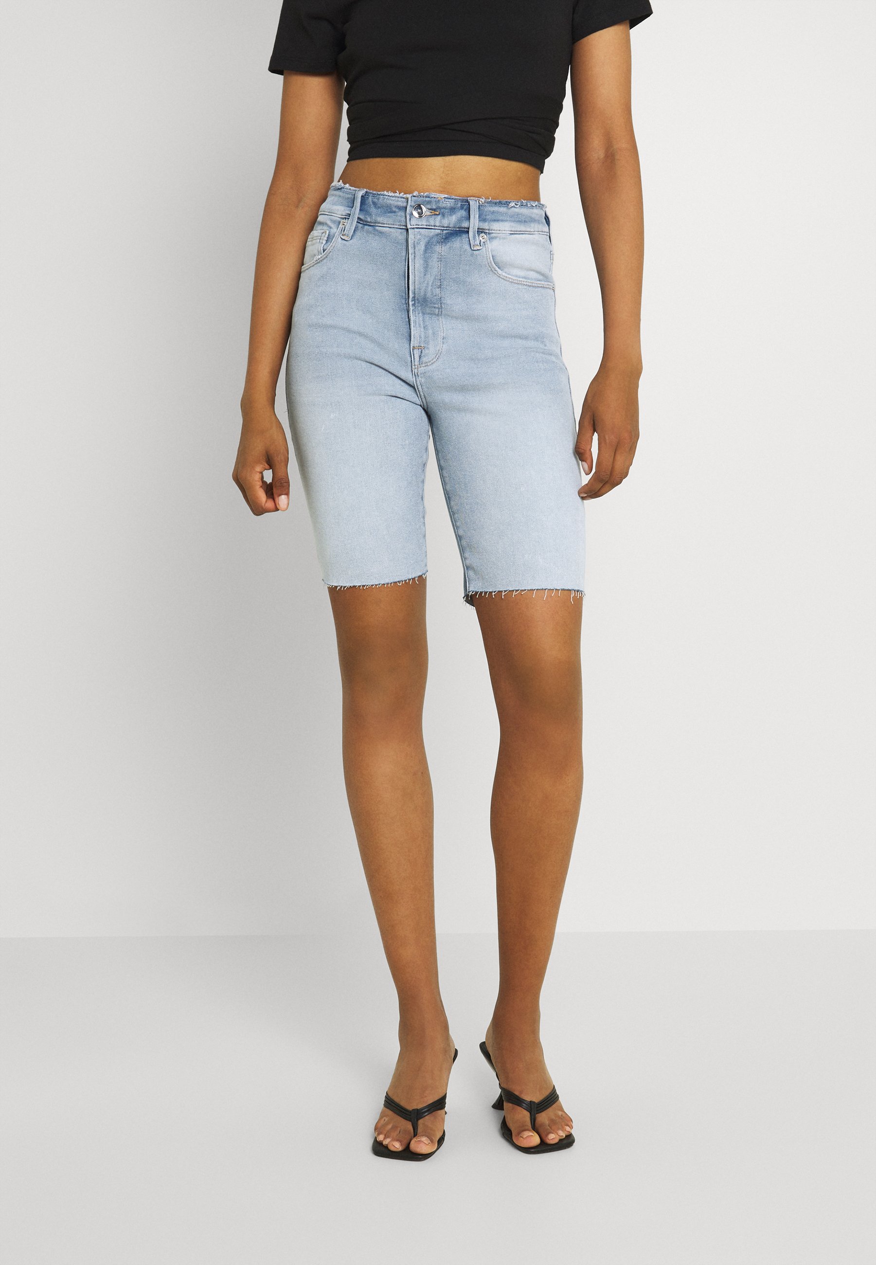 GOOD BERMUDA - Denim shorts - blue 