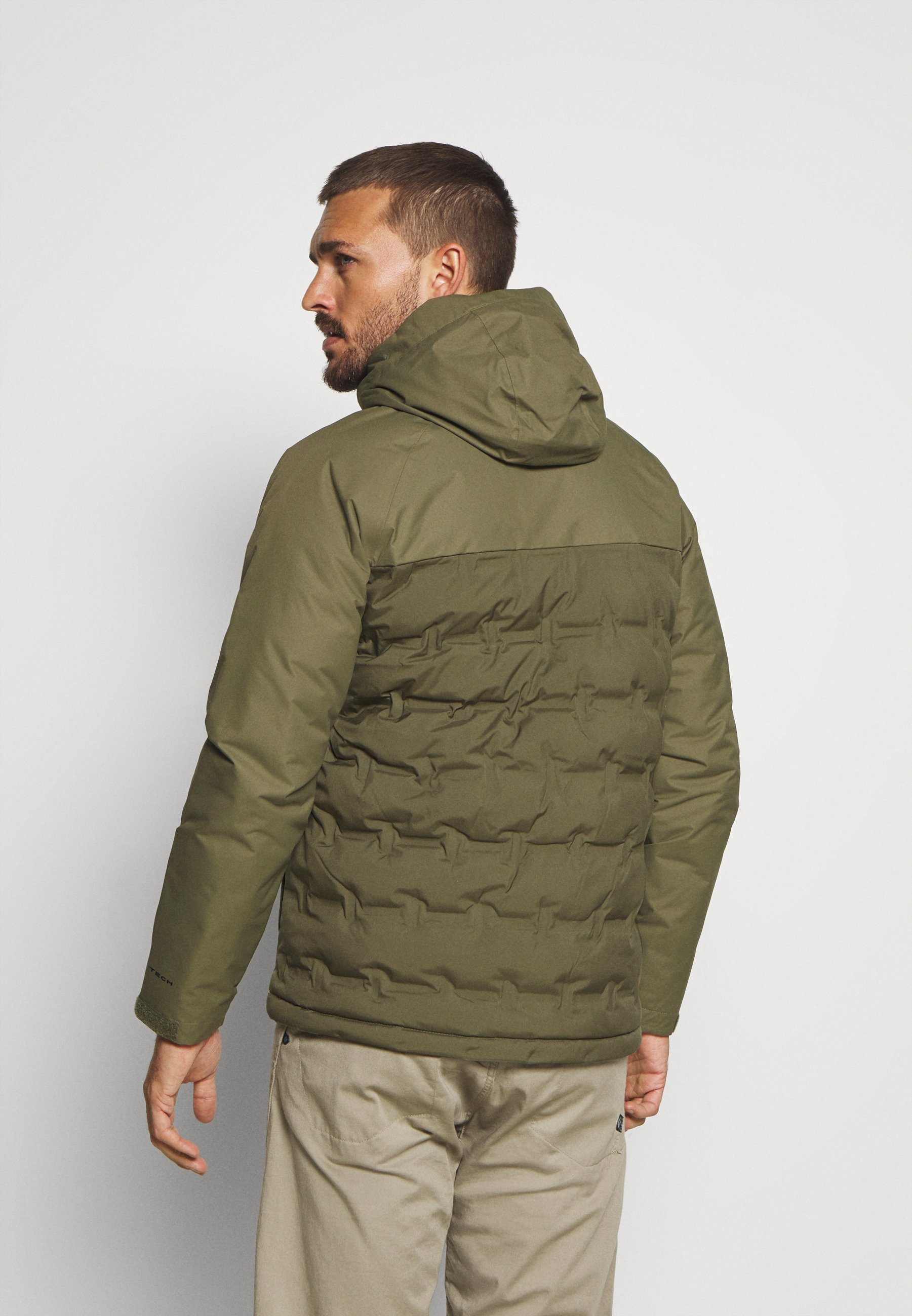 Columbia GRAND TREK JACKET Gewatteerde jas stone green Columbia GRAND TREK JACKET Gewatteerde jas stone green