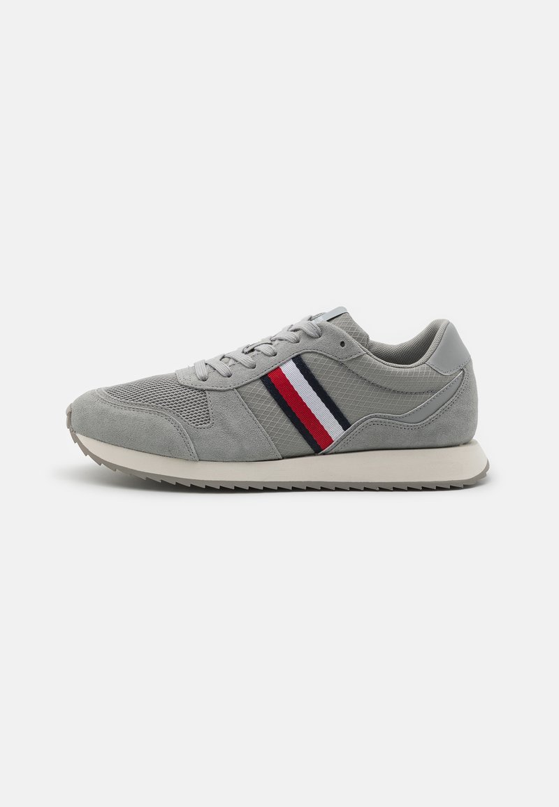 Tommy Hilfiger RUNNER EVO MIX - Zapatillas - antique silver