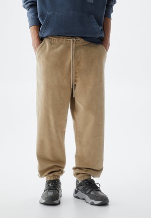 Tracksuit bottoms - beige