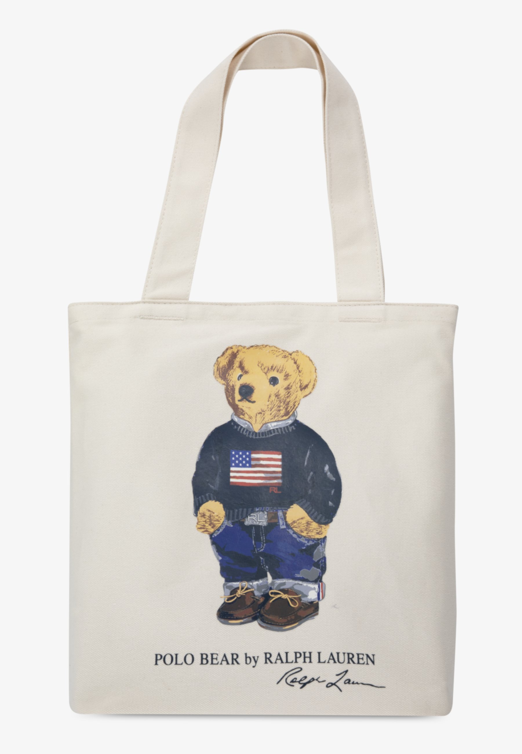 Polo Ralph Lauren BEAR TOTE UNISEX - Handbag - natural/beige