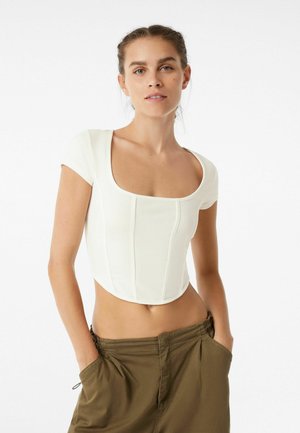 SHORT SLEEVE - Jednoduché triko - white