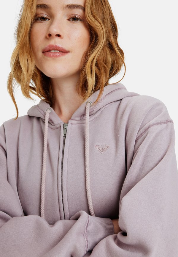 STOKED BRUSHED - HOODIE - Zip-up sweatshirt - purple4