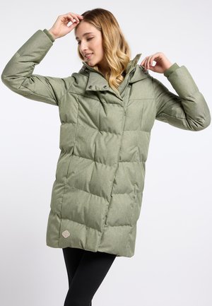 PAVLA - Wintermantel - dusty olive
