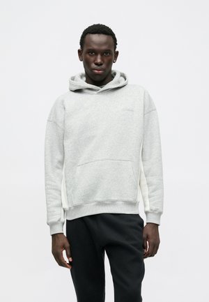 BOXY MIN LOGO - Pulover s kapuco - grey