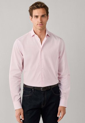 Hackett London, HACKETT LONDON SHIRT CITY FINE STRIPE - Shirt - powder pink