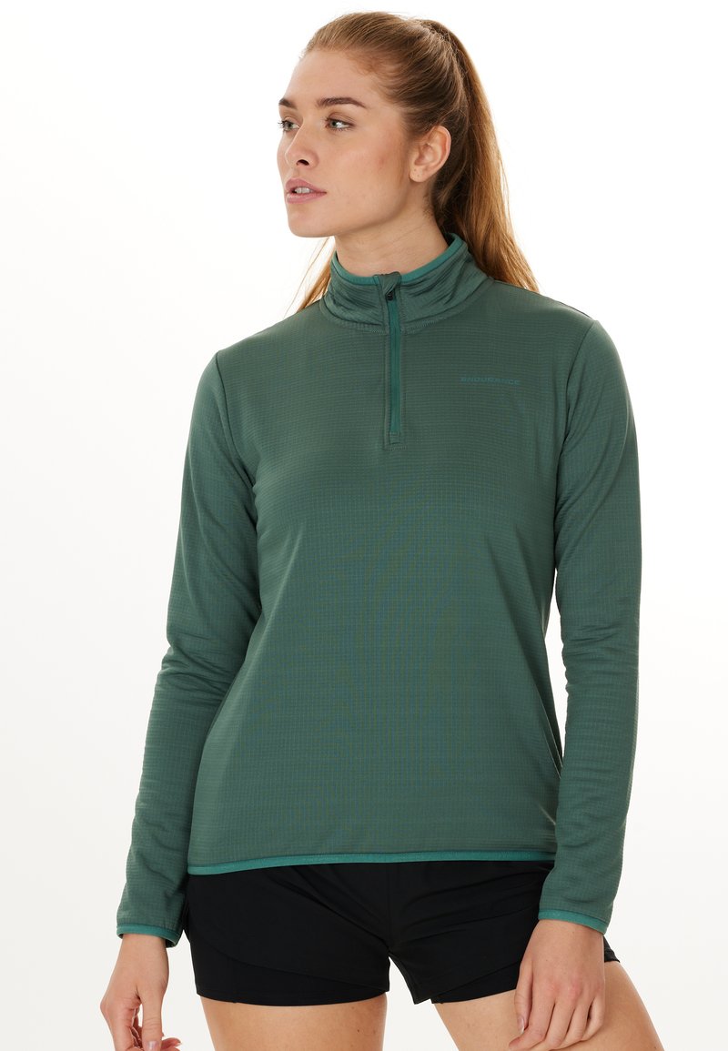 Endurance - VIRONIC W WAFFLE MIDLAYER - Langærmet T-shirt -  mallard green, Forstør