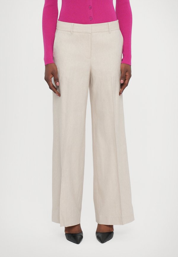 WIDE LEG PANT - Trousers - dune