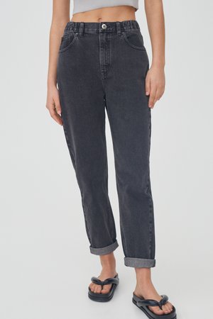 MOM - Jeans baggy - black