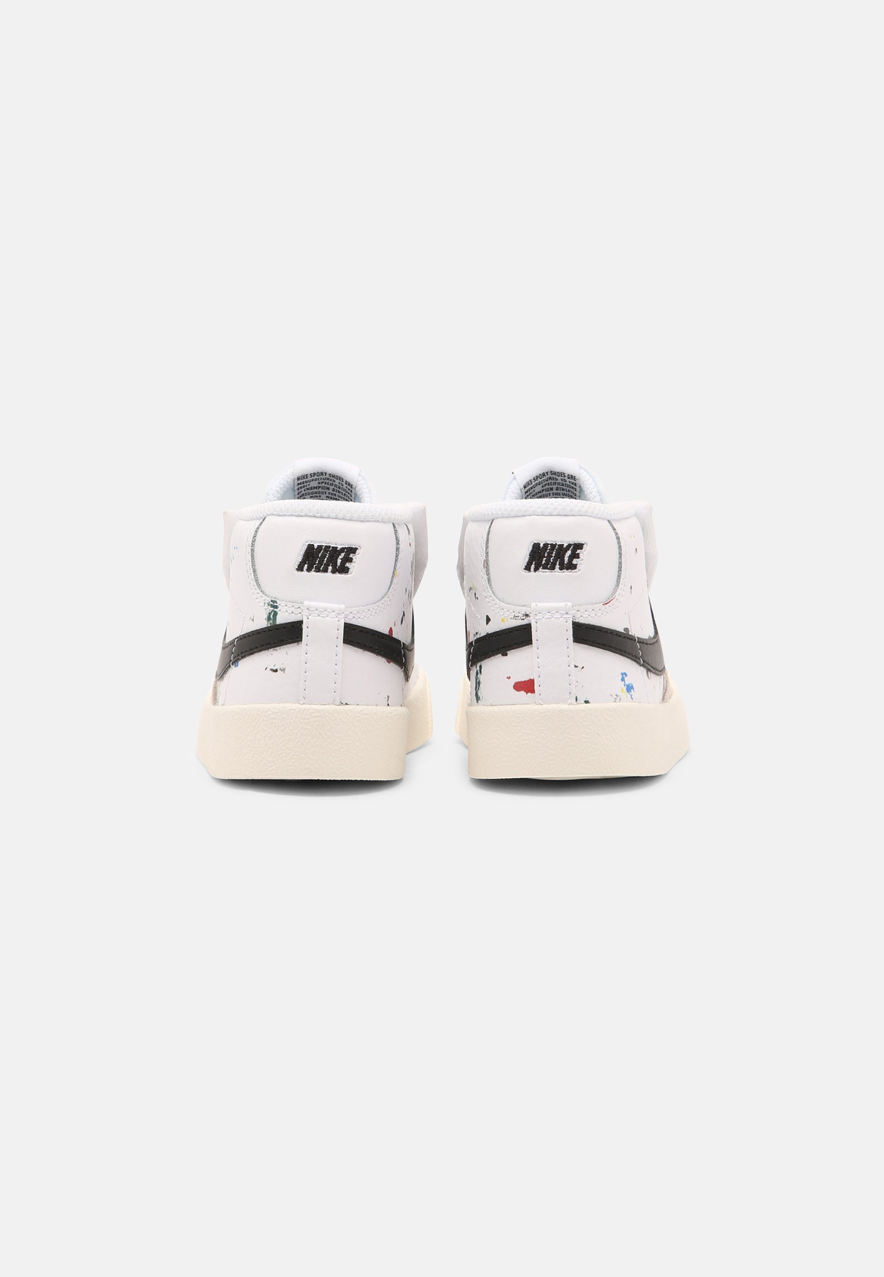 Nike Sportswear BLAZER MID '77 BB BT UNISEX - Sneakers hoog -  white/black/sail/Zwart - Zalando.nl