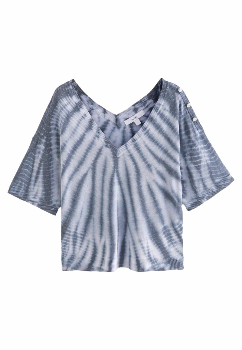 Next T-shirt print blauw